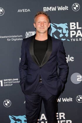 Blue Panther TV Streaming Award ceremony in Munich Maximilian Brückner on the red carpet at the Blue Panther Bavarian Television Award ceremony at the BMW Welt in Munich. Copyright: xEventpressxGolejewskix