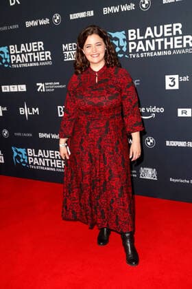 Blue Panther TV Streaming Award ceremony in Munich Ronja Forcher on the red carpet at the Blue Panther Bavarian Television Award ceremony at the BMW Welt in Munich. Copyright: xEventpressxGolejewskix