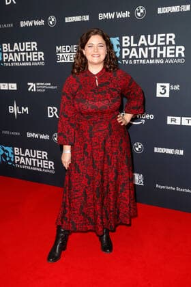 Blue Panther TV Streaming Award ceremony in Munich Ronja Forcher on the red carpet at the Blue Panther Bavarian Television Award ceremony at the BMW Welt in Munich. Copyright: xEventpressxGolejewskix