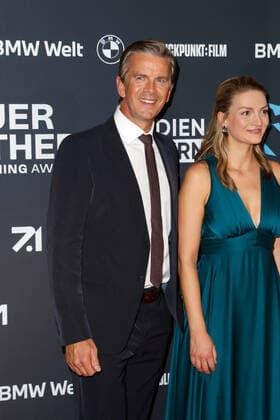Blue Panther TV Streaming Award ceremony in Munich Markus Lanz on the red carpet at the Blue Panther Bavarian Television Award ceremony at BMW World in Munich Copyright: xEventpressxGolejewskix