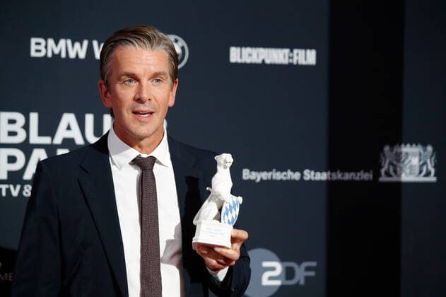 Blue Panther TV Streaming Award ceremony in Munich Award winner Markus Lanz at the Blue Panther Bavarian Television Award ceremony at BMW Welt in Munich Copyright: xEventpressxGolejewskix