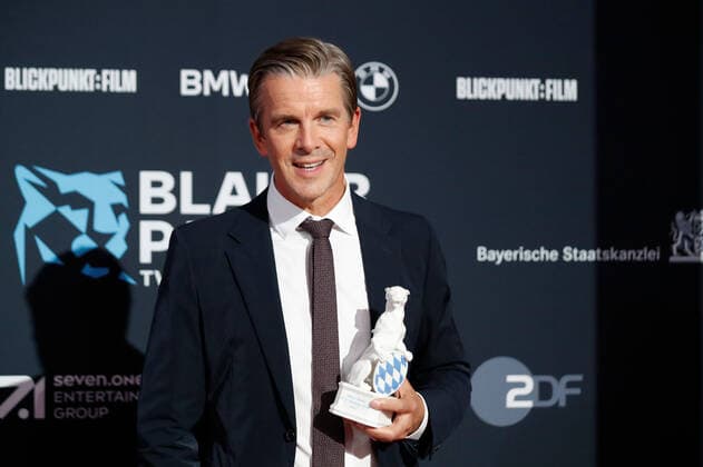 Blue Panther TV Streaming Award ceremony in Munich Award winner Markus Lanz at the Blue Panther Bavarian Television Award ceremony at BMW Welt in Munich Copyright: xEventpressxGolejewskix