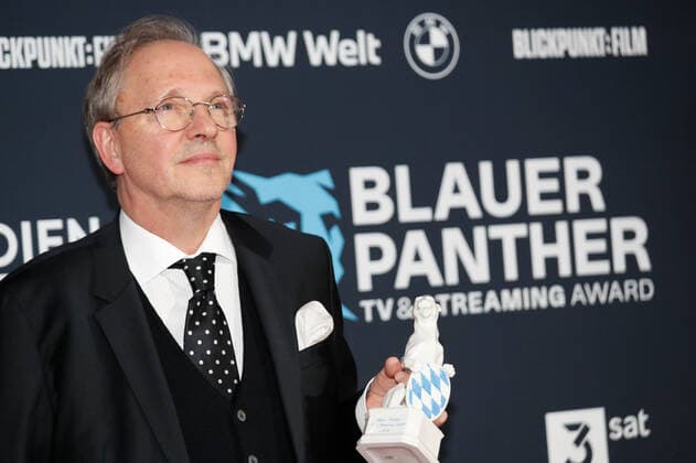 Blue Panther TV Streaming Award ceremony in Munich Award winner Olli Dittrich at the Blue Panther Bavarian Television Award ceremony at BMW Welt in Munich Copyright: xEventpressxGolejewskix