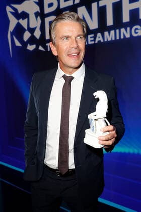 Blue Panther TV Streaming Award ceremony in Munich Award winner Markus Lanz after the presentation of the Blue Panther Bavarian Television Award at BMW Welt in Munich Copyright: xEventpressxGolejewskix