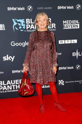 Blue Panther TV Streaming Award ceremony in Munich Jutta Speidel on the red carpet at the Blue Panther Bavarian Television Award ceremony at the BMW Welt in Munich. Copyright: xEventpressxGolejewskix