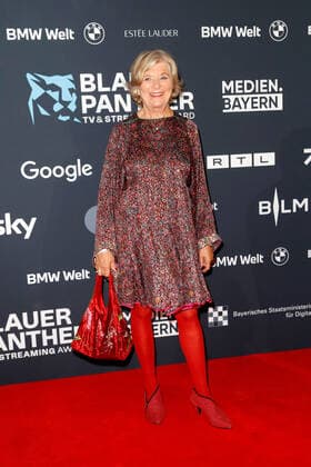 Blue Panther TV Streaming Award ceremony in Munich Jutta Speidel on the red carpet at the Blue Panther Bavarian Television Award ceremony at the BMW Welt in Munich. Copyright: xEventpressxGolejewskix