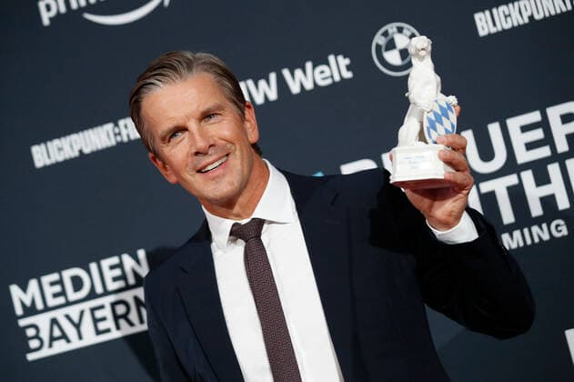 Blue Panther TV Streaming Award ceremony in Munich Award winner Markus Lanz at the Blue Panther Bavarian Television Award ceremony at BMW Welt in Munich Copyright: xEventpressxGolejewskix