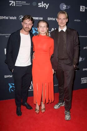 Friedrich Mücke, Tanja Schleiff and Daniel Sträßer at the presentation of the Blue Panther TV Streaming Award 2022 at BMW Welt Munich, 19 10 2022 Foto:xF.xKernx xFuturexImage