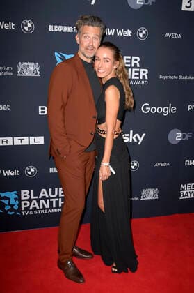 Wayne Carpendale with wife Annemarie Carpendale at the award ceremony of the Blue Panther TV Streaming Award 2022 in the BMW World Munich, 19 10 2022 Foto:xF.xKernx xFuturexImage
