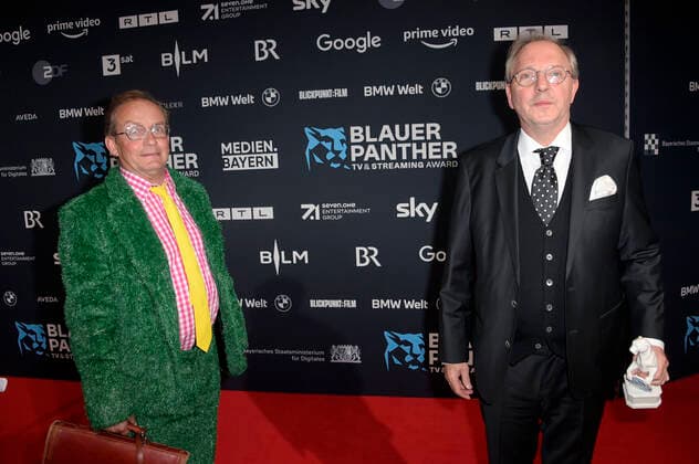 Wigald Boning and Olli Dittrich at the presentation of the Blue Panther TV Streaming Award 2022 at BMW Welt Munich, 19 10 2022 Foto:xF.xKernx xFuturexImage