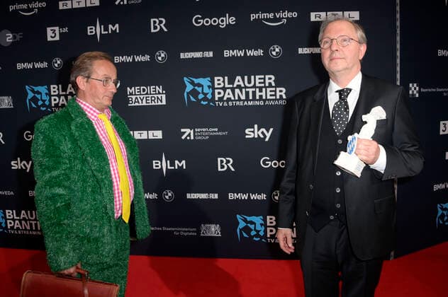 Wigald Boning and Olli Dittrich at the presentation of the Blue Panther TV Streaming Award 2022 at BMW Welt Munich, 19 10 2022 Foto:xF.xKernx xFuturexImage