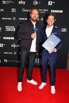 Steven Gätjen and Tobias Krell Blue Panther TV Streaming Award 2022 Honoring, Award, Prize BMW Welt Munich 19 October 2022