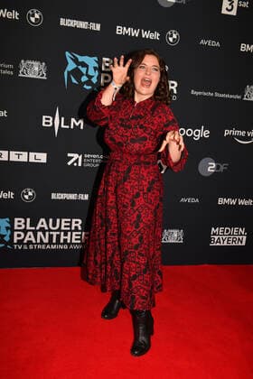 Ronja Forcher Award Blue Panther TV Streaming Award 2022 honor, award, prize BMW World Munich 19 October 2022