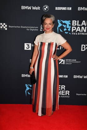 Irina Wanka award ceremony Blue Panther TV Streaming Award 2022 honor, award, prize BMW World Munich 19 October 2022