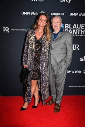 Rüdiger Bach and Franziska award Blue Panther TV Streaming Award 2022 honor, award, prize BMW World Munich 19 October 2022