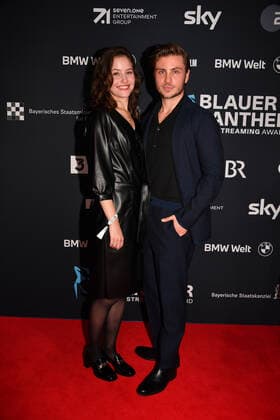 Dominique Devenport and Jannik Schümann Blue Panther TV Streaming Award 2022 Honoring, Award, Prize BMW Welt Munich 19 October 2022