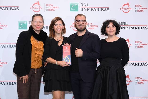 Rome Cinema Fest 2022. Rome Film Fest. Photocall awarded by Casa Alice. In the photo: Marianna Panebarco, Matteo Panebarco and Camilla Panebarco  Copyright: xMaurizioxD Avanzox xipa-agency.nx xDxAvanzo Provvisionatox