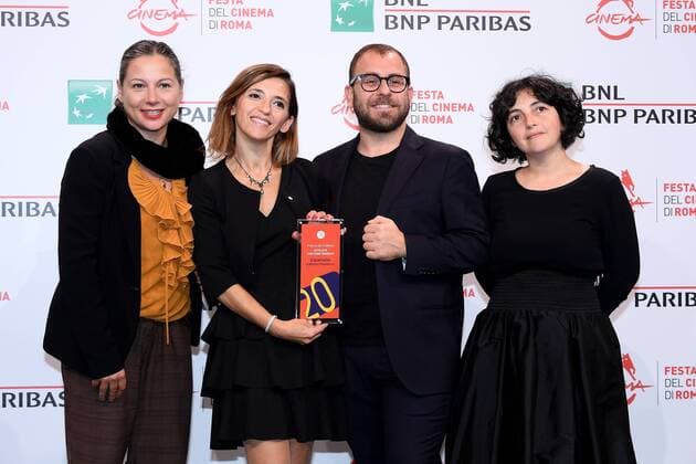 Rome Cinema Fest 2022. Rome Film Fest. Photocall awarded by Casa Alice. In the photo: Marianna Panebarco, Matteo Panebarco and Camilla Panebarco  Copyright: xMaurizioxD Avanzox xipa-agency.nx xDxAvanzo Provvisionatox
