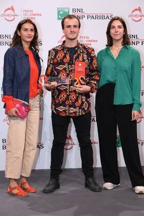 Rome Cinema Fest 2022. Rome Film Fest. Photocall awarded by Casa Alice. In the photo: Anna Guerra, Prospero Pensa and Elisa Mosca  Copyright: xMaurizioxD Avanzox xipa-agency.nx xDxAvanzo Provvisionatox