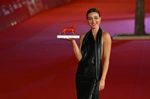 October 22, 2022, Roma, Italy: Rome, Italy - October 22: Andrea Bagney Attends The Red Carpett During The 17th Rome Film Festival At Auditorium Parco Della Musica On October 22, 2022 In Rome, Italy. Roma Italy  - ZUMAl164 20221022_zsa_l164_387 Copyright: xDomenicoxCippitellix