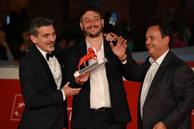 Photo IPP Gioia Botteghi Rome22 10 2022 Rome Film Festival 17th edition, red carpet of awardees, SHTTL , audience award, pictured is director Ady Walter Italy Photo Press World Copyright  0