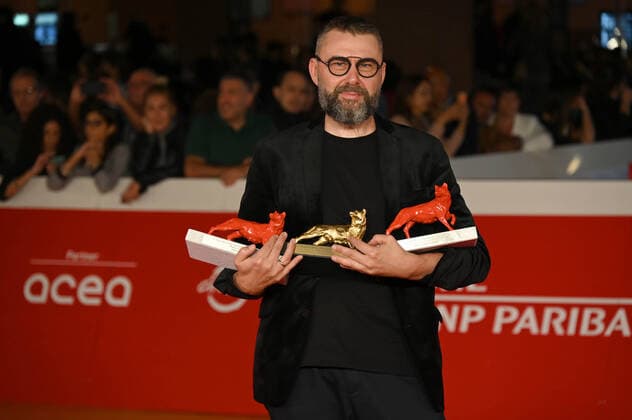 Photo IPP Gioia Botteghi Rome22 10 2022 Rome Film Festival 17th edition, red carpet of awardees, best film, best director, best actor JANUARY , pictured is director Viestur Kairish Italy Photo Press World Copyright  0