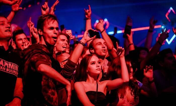 2022 10 23 00 00 49 AMSTERDAM Visitors during Amsterdam Music Festival, which takes place in the Johan Cruijff ArenA during ADE ANP MARCO DE SWART netherlands out belgium out  Copyright: xx x456577105x originalFilename: 456577105.jpg