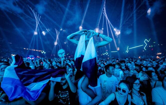 2022 10 22 22 48 00 AMSTERDAM Visitors during Amsterdam Music Festival, which takes place in the Johan Cruijff ArenA during ADE ANP MARCO DE SWART netherlands out belgium out  Copyright: xx x456577634x originalFilename: 456577634.jpg