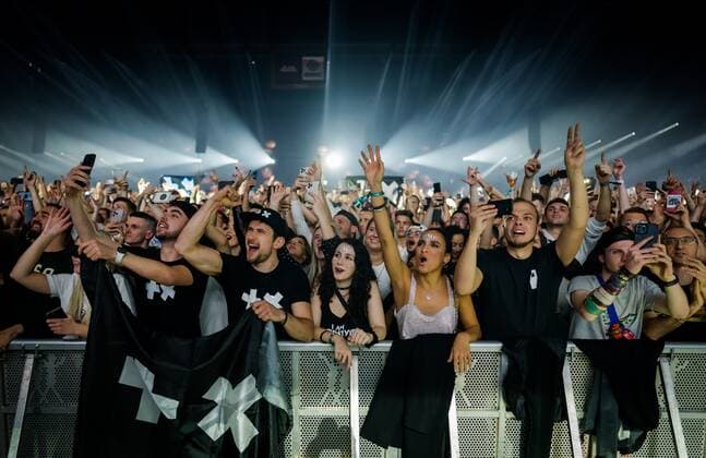 2022 10 22 23 56 32 AMSTERDAM Visitors during Amsterdam Music Festival, which takes place in the Johan Cruijff ArenA during ADE ANP MARCO DE SWART netherlands out belgium out  Copyright: xx x456577667x originalFilename: 456577667.jpg