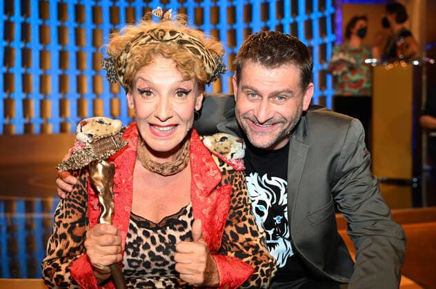 Sissi Perlinger and Michael Altinger at the award ceremony of the Bavarian Cabaret Award 2022 in the Lustspielhaus Munich, 24 10 2022 Foto:xR.xHeinex xFuturexImage