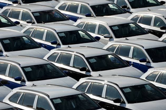 October 25, 2022, Mlada Boleslav, Czech Republic: Skoda Auto is once again missing parts. He cannot sell over twenty thousand almost finished cars. Skoda Auto stores cars at airports and other areas and cancels shifts. The automotive industry has been badly affected by global tightness in semiconductor supplies, which have in some cases forced companies to suspend production lines. Mlada Boleslav Czech Republic - ZUMAr156 20221025_zap_r156_007 Copyright: xSlavekxRutax