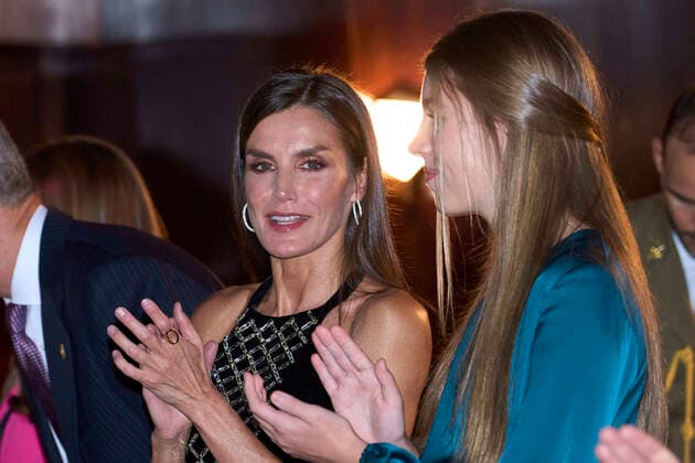27-10-2022 Oviedo Princess Sofia and King Felipe and Queen Letizia and Princess Leonor attend the traditional concert on the eve of the Princess of Asturias awarding ceremony in Oviedo. The Princess of Asturias Awards are given every year to personalities or organizations from all around the world who make significant achievements in the sciences, arts, literature, humanities and sports. No Spain Â  Copyright: xPPEx