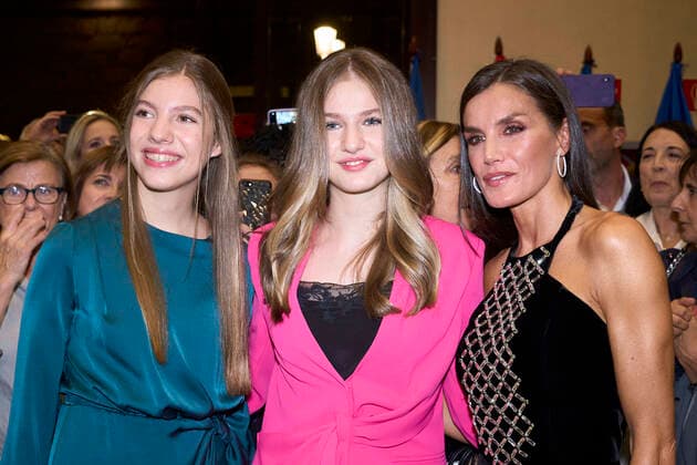 27-10-2022 Oviedo Princess Sofia and Queen Letizia and Princess Leonor attend the traditional concert on the eve of the Princess of Asturias awarding ceremony in Oviedo. The Princess of Asturias Awards are given every year to personalities or organizations from all around the world who make significant achievements in the sciences, arts, literature, humanities and sports. No Spain Â  Copyright: xPPEx