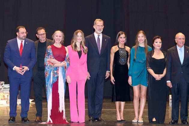 27-10-2022 Oviedo Princess Sofia and King Felipe and Queen Letizia and Princess Leonor attend the traditional concert on the eve of the Princess of Asturias awarding ceremony in Oviedo. The Princess of Asturias Awards are given every year to personalities or organizations from all around the world who make significant achievements in the sciences, arts, literature, humanities and sports. No Spain Â  Copyright: xPPEx