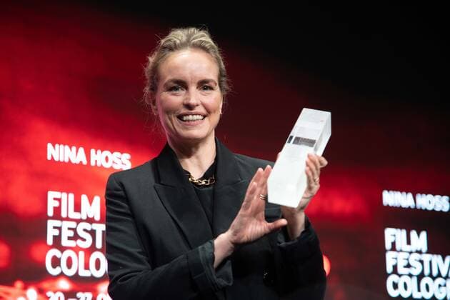 Actress Nina HOSS receives the International Actors Award, Film Festival Cologne awards in Cologne, 27 10 2022