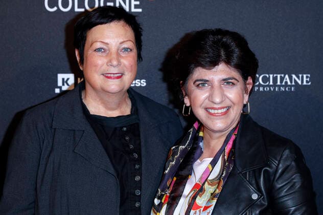 Martina Richter and Berivan Aymaz at the Film Festival Cologne Awards ceremony at the 32 Film Festival Cologne 2022 at E Werk Cologne, 27 10 2022. Foto:xR.xSchmiegeltx xFuturexImage