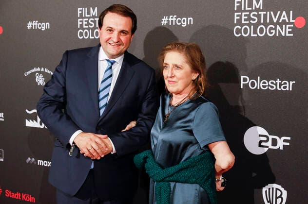 Nathanael Liminski and Martina Richter at the Film Festival Cologne Awards at the 32 Film Festival Cologne 2022 at E Werk Cologne, 27 10 2022. Foto:xR.xSchmiegeltx xFuturexImage