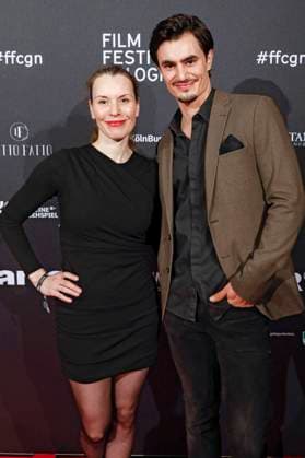 Antonia Bergmann with company at the Film Festival Cologne Awards at the 32 Film Festival Cologne 2022 at E Werk Cologne, 27 10 2022. Foto:xR.xSchmiegeltx xFuturexImage