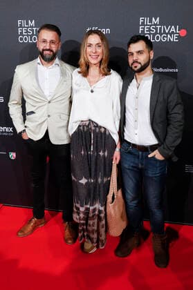 Caroline Pharo with guests at the Film Festival Cologne Awards ceremony at the 32 Film Festival Cologne 2022 at E Werk Cologne, 27 10 2022. Foto:xR.xSchmiegeltx xFuturexImage