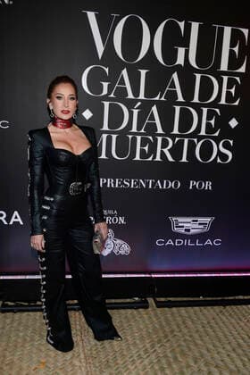 Day Of The Dead Vogue Gala Black Carpet October 27, 2022, Mexico City, Mexico: Geraldine Bazan attends the black carpet of Day of the Dead Gala by Vogue at National Numismatic Museum. on October 27, 2022, Mexico City, Mexico. (Photo by Carlos Tischler Eyepix Group) Copyright: xCarlosxTischler xEyepixxGroupx CT_27102022_79832