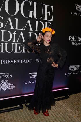 Day Of The Dead Vogue Gala Black Carpet October 27, 2022, Mexico City, Mexico: Melissa Robles attends the black carpet of Day of the Dead Gala by Vogue at National Numismatic Museum. on October 27, 2022, Mexico City, Mexico. (Photo by Carlos Tischler Eyepix Group) Copyright: xCarlosxTischler xEyepixxGroupx CT_27102022_79836