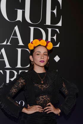 Day Of The Dead Vogue Gala Black Carpet October 27, 2022, Mexico City, Mexico: Melissa Robles attends the black carpet of Day of the Dead Gala by Vogue at National Numismatic Museum. on October 27, 2022, Mexico City, Mexico. (Photo by Carlos Tischler Eyepix Group) Copyright: xCarlosxTischler xEyepixxGroupx CT_27102022_79837