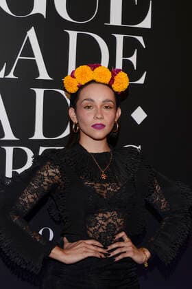 Day Of The Dead Vogue Gala Black Carpet October 27, 2022, Mexico City, Mexico: Melissa Robles attends the black carpet of Day of the Dead Gala by Vogue at National Numismatic Museum. on October 27, 2022, Mexico City, Mexico. (Photo by Carlos Tischler Eyepix Group) Copyright: xCarlosxTischler xEyepixxGroupx CT_27102022_79838