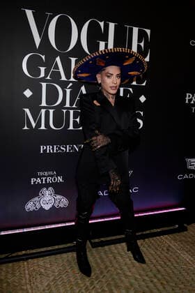 Day Of The Dead Vogue Gala Black Carpet October 27, 2022, Mexico City, Mexico: kunno attends the black carpet of Day of the Dead Gala by Vogue at National Numismatic Museum. on October 27, 2022, Mexico City, Mexico. (Photo by Carlos Tischler Eyepix Group) Copyright: xCarlosxTischler xEyepixxGroupx CT_27102022_79871
