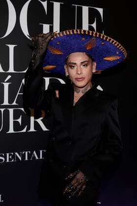 Day Of The Dead Vogue Gala Black Carpet October 27, 2022, Mexico City, Mexico: kunno attends the black carpet of Day of the Dead Gala by Vogue at National Numismatic Museum. on October 27, 2022, Mexico City, Mexico. (Photo by Carlos Tischler Eyepix Group) Copyright: xCarlosxTischler xEyepixxGroupx CT_27102022_79872