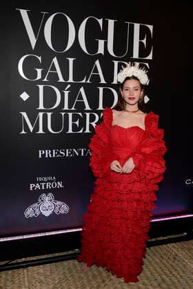 Day Of The Dead Vogue Gala Black Carpet October 27, 2022, Mexico City, Mexico: Karla Adel attends the black carpet of Day of the Dead Gala by Vogue at National Numismatic Museum. on October 27, 2022, Mexico City, Mexico. (Photo by Carlos Tischler Eyepix Group) Copyright: xCarlosxTischler xEyepixxGroupx CT_27102022_79878