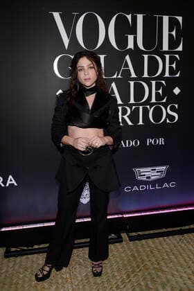 Day Of The Dead Vogue Gala Black Carpet October 27, 2022, Mexico City, Mexico: Paulina Davila attends the black carpet of Day of the Dead Gala by Vogue at National Numismatic Museum. on October 27, 2022, Mexico City, Mexico. (Photo by Carlos Tischler Eyepix Group) Copyright: xCarlosxTischler xEyepixxGroupx CT_27102022_79898