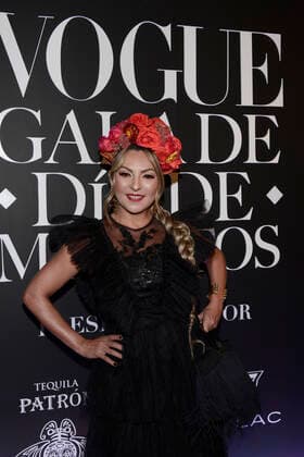 Day Of The Dead Vogue Gala Black Carpet October 27, 2022, Mexico City, Mexico: Mariana Ochoa attends the black carpet of Day of the Dead Gala by Vogue at National Numismatic Museum. on October 27, 2022, Mexico City, Mexico. (Photo by Carlos Tischler Eyepix Group) Copyright: xCarlosxTischler xEyepixxGroupx CT_27102022_79918