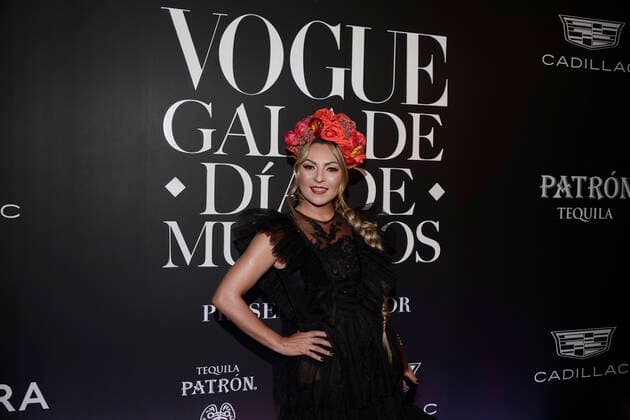 Day Of The Dead Vogue Gala Black Carpet October 27, 2022, Mexico City, Mexico: Mariana Ochoa attends the black carpet of Day of the Dead Gala by Vogue at National Numismatic Museum. on October 27, 2022, Mexico City, Mexico. (Photo by Carlos Tischler Eyepix Group) Copyright: xCarlosxTischler xEyepixxGroupx CT_27102022_79921