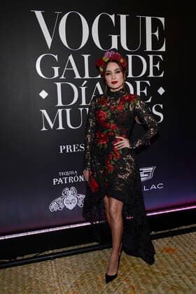 Day Of The Dead Vogue Gala Black Carpet October 27, 2022, Mexico City, Mexico: Cynthia Rodriguez attends the black carpet of Day of the Dead Gala by Vogue at National Numismatic Museum. on October 27, 2022, Mexico City, Mexico. (Photo by Carlos Tischler Eyepix Group) Copyright: xCarlosxTischler xEyepixxGroupx CT_27102022_79941